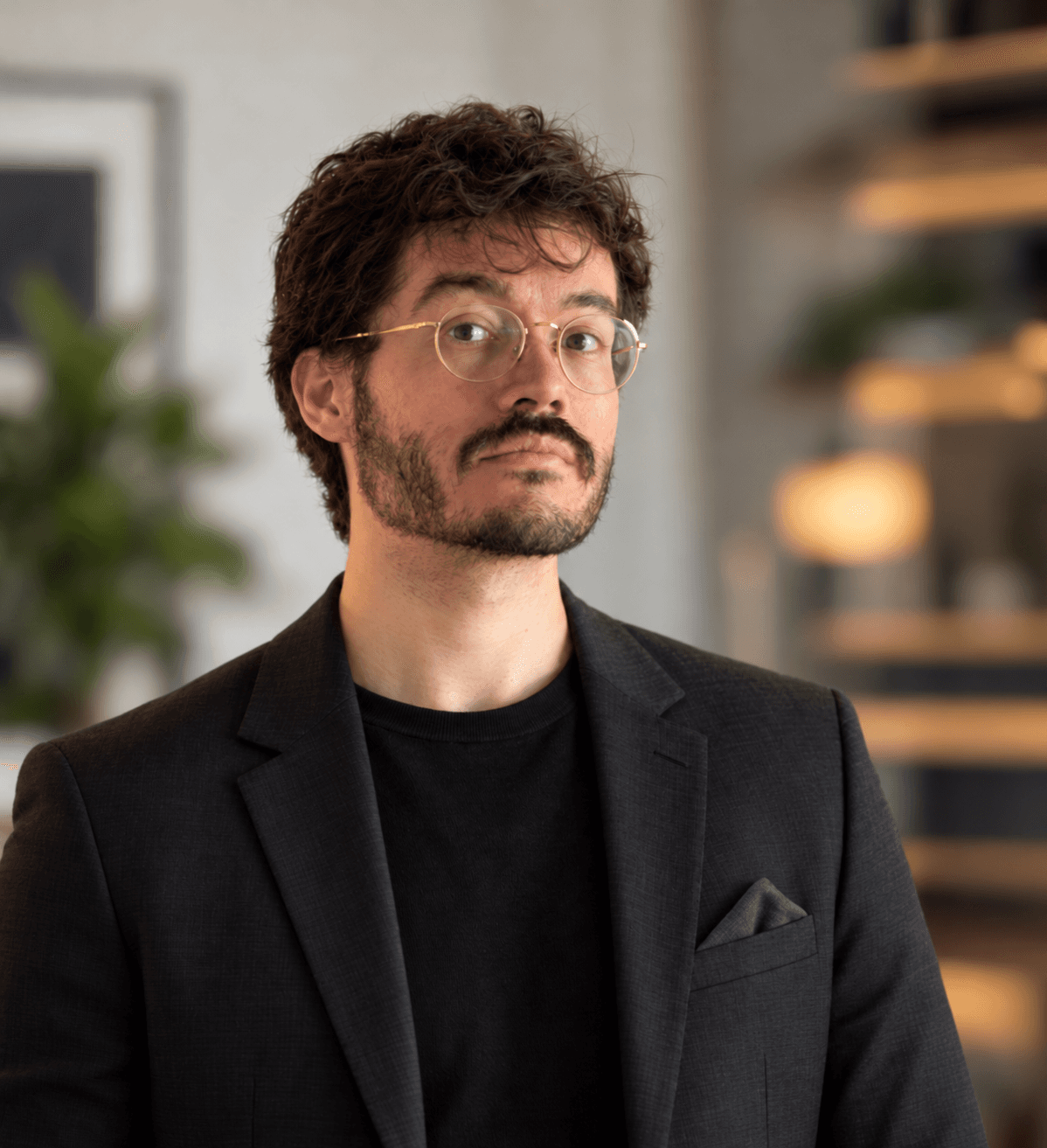 Portrait of Jaden in a modern office